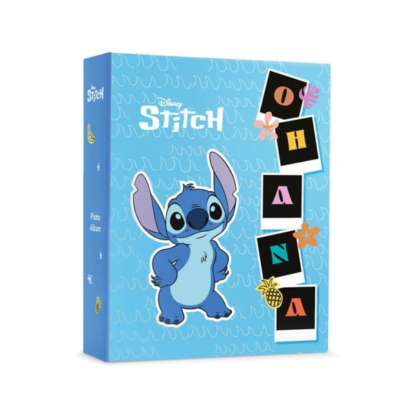 Fotoalbum - Disney - Stitch - 304 fickor 13 x 20 cm - Hård pärm - Officiell produkt Fotoalbum - Disney - Stitch - 304 fickor 13 x 20 cm - Hård pärm - Officiell produkt