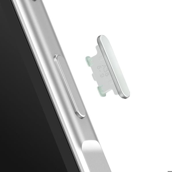 Strömbrytare - SAMSUNG - Galaxy A36 - Vit - Reservdel - Äkta