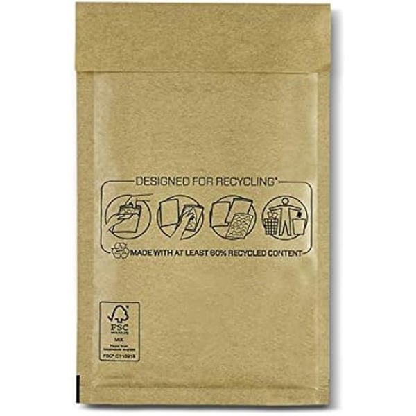 Plastförpackningar - BANKERS BOX - 12 x 21 cm - Bubbelplastskydd - Miljövänliga - Säkra