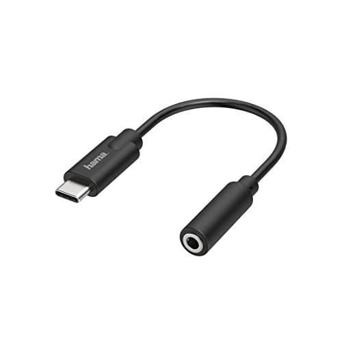 USB-C till 3,5 mm jack-adapter - Hama - Inbyggd DAC