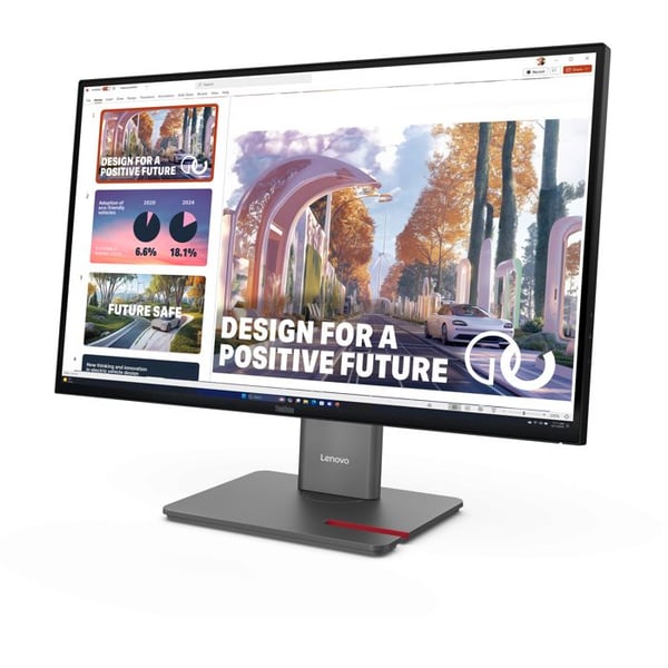 LED-skærm - LENOVO - ThinkVision P27QD-40 - 27 tommer - 2560 x 1440 QHD - IPS - 120 Hz
