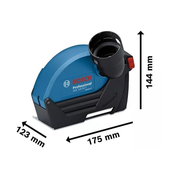 Accessoire - BOSCH - GDE 125 EA-T Professional - Fingerskæring uden støv - Ø 125mm