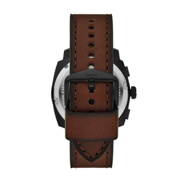 Klocka - FOSSIL - FS6102SET - Brunt läder - Vattentålig 5 bar - 44 mm