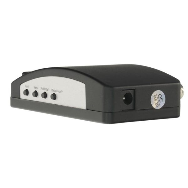 Videokonverter - CCTV - 23761-DI - BNC till VGA - Flera upplösningar - Svart