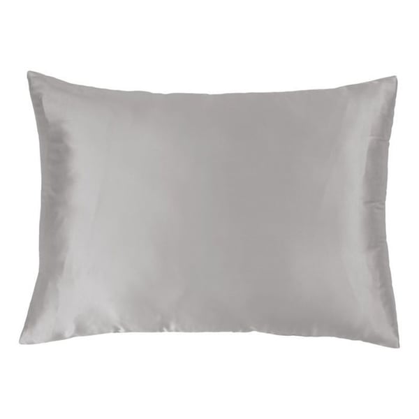 Örngott "Silk" Mullbärssilke Ren bomull - Silk Silver - 50 x 70 cm