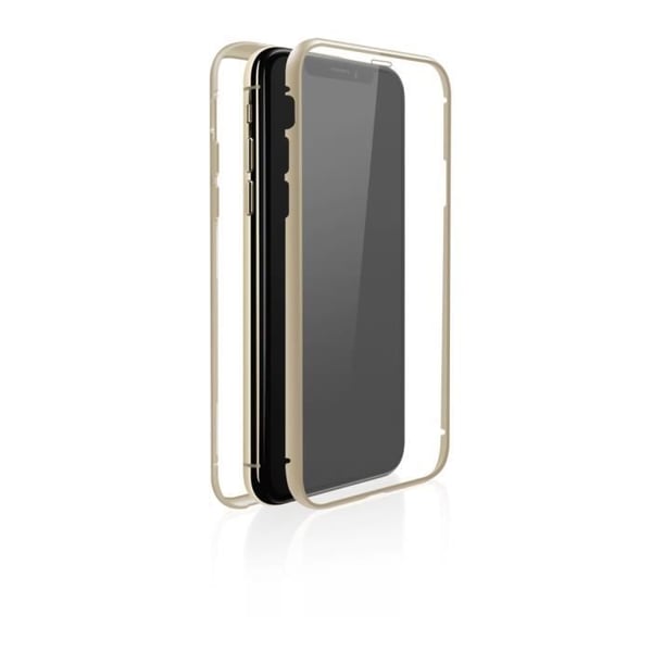 "360° Glass" skyddsfodral för iPhone XR, guld