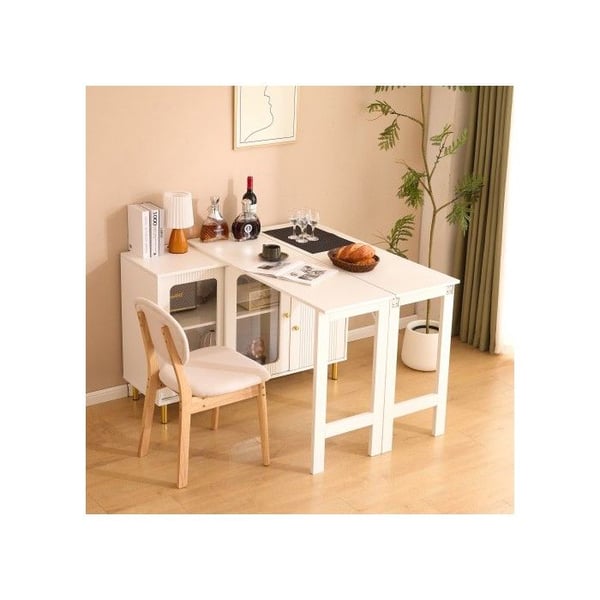 Moderne buffet - MUVOE - Hvid - Udvidelig - Moderne design - Fleksibel opbevaring