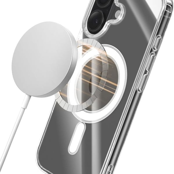 MagSafe-skal - TACTICAL - iPhone 17 - Transparent - Optimal skydd - Snabb fästning