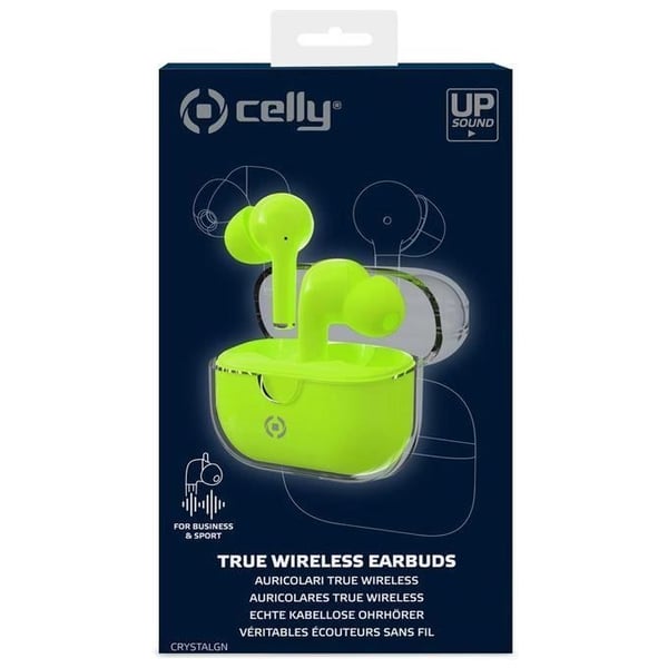 Clear True Wireless -kuulokkeet kirkkaalla mikrofonilla