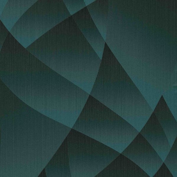 Non-woven tapet 10374-18 Grafisk tapet 0,53 x 10,05 m Erismann Fashion for Walls turkos