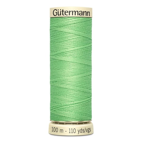 Pack med 5 spolar 100m Tråd 100% polyester Gutermann Ref 788988 - Att 154 - grön selleri