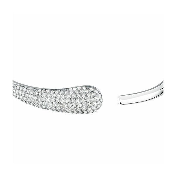 Armband i massivt stål med kristaller Design SAYP18 - Diameter: 5,6 cm