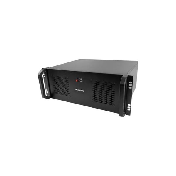 Bastidor Lanberg SC01-3504-10B 4U Rack 2 Fläktar Antipartikelfilter USB ATX Svart