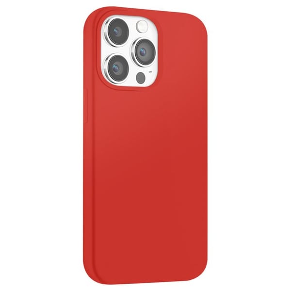 Fodral för iPhone 14 Pro Färgskinn Edition i TPU med Mjuk Insida Moxie Röd