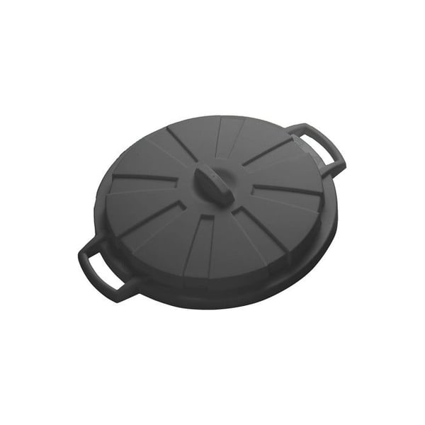 Lock För Gemensam Soptunna. 80 Liter. Svart Färg. Mondex