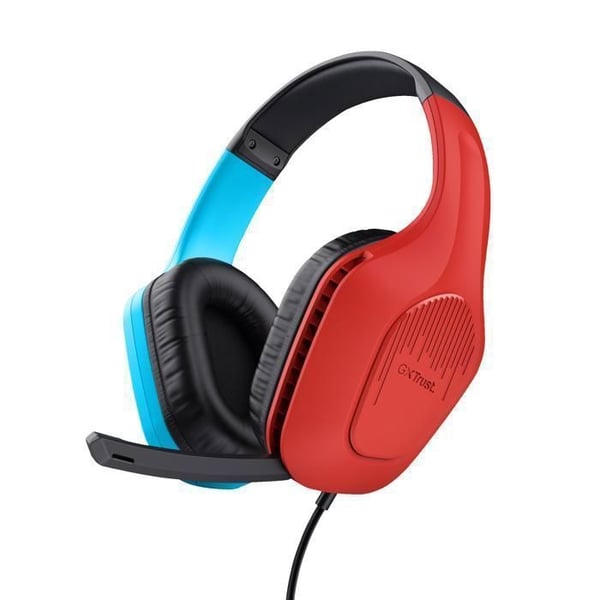 Lätt Gaming Headset Nintendo Switch - TRUST GAMING - GXT 416S Zirox - Klar Stereo Ljud - Flexibel Mikrofon - Komfort