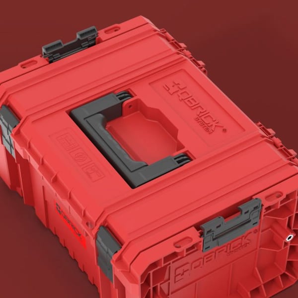 Værktøjskasse - Qbrick System - PRO Toolbox 2.0 RØD ULTRA HD - 450x260x240 mm - 19 l - IP54