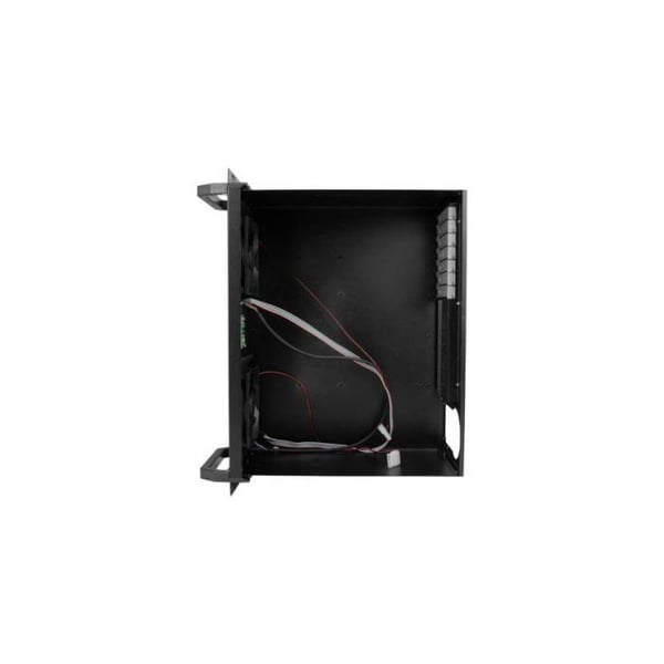 Bastidor Lanberg SC01-3504-10B 4U Rack 2 Ventilatorer Anti-støv Filtre USB ATX Sort