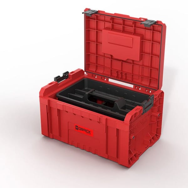 Værktøjskasse - Qbrick System - PRO Toolbox 2.0 RØD ULTRA HD - 450x260x240 mm - 19 l - IP54