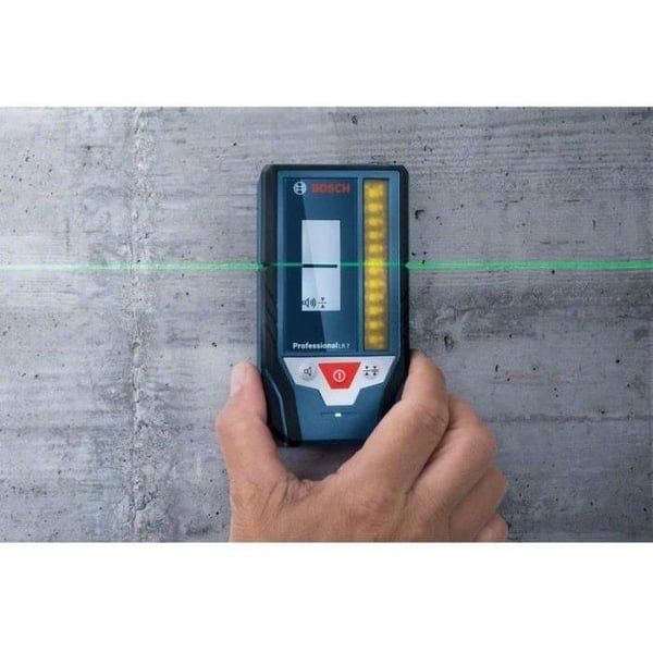 Mottagningscell - BOSCH - LR 7 PROFESSIONAL - Laserdetektering - Område 8 cm - Räckvidd 50 m