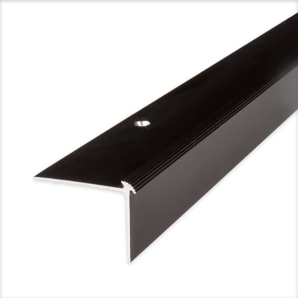 Nez av trappa anodiserad aluminium mörkbrons 2.5 x 30 x 40 x 2700 mm Genomgående 1 styck