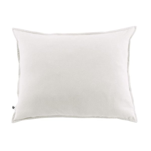 Kuddfodral alla storlekar "Candice" Flanell av Bomull med Fjärilseffekt - Candice Snö - Kuddfodral 50 x 70 cm volang
