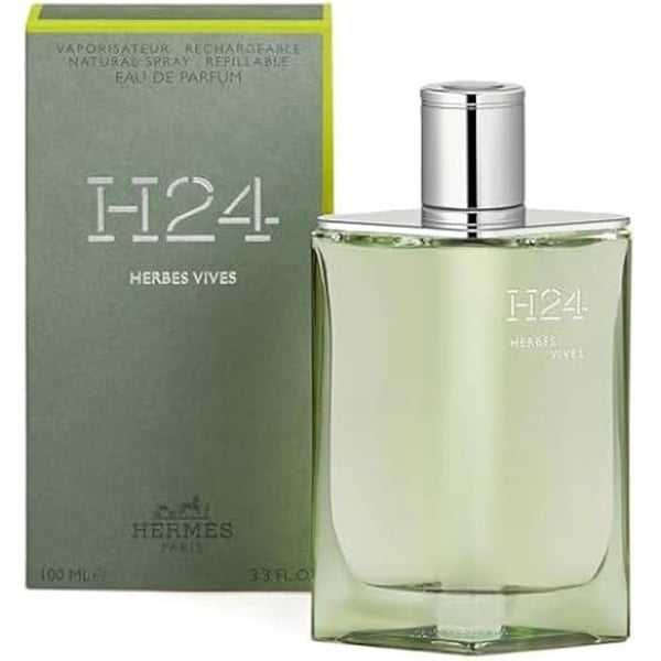 Eau de parfum - Hermès - H24 Herbes Vives - Återfyllningsbar - 100 ml - För män