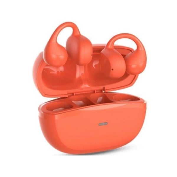 Trådlösa hörlurar - SPC - Boost Clip - Bluetooth 5.4 - True Wireless - Öppen öronkonstruktion röd