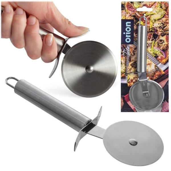 Pizzakniv - ORION - Rund modell - Rostfritt stål - 20,5 cm - Bekväm handtag