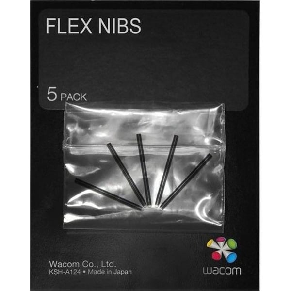 Stylus för grafikplattor - WACOM - ACK-20004 - 5 mjuka spetsar - Kompatibel med Intuos4 - Plastik