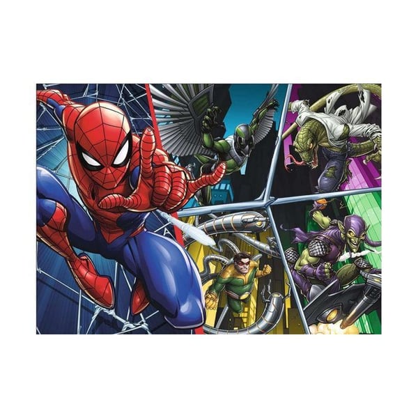 puslespil 45 brikker SpiderMan - NATHAN JEUX - Blå - Blandede materialer - 45 brikker - Fra 4 år
