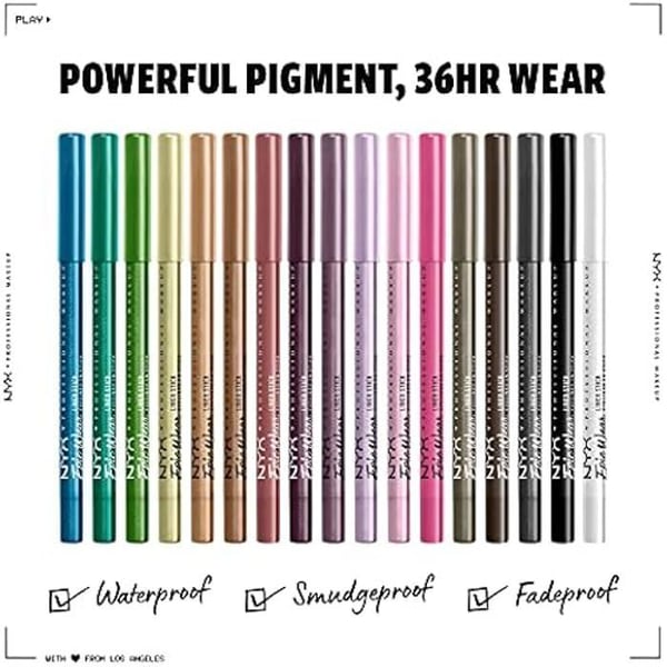 Krämögonpenna - NYX PROFESSIONAL MAKEUP - Episk hållbarhet - Mauve - Enkel applicering - Cruelty-Free