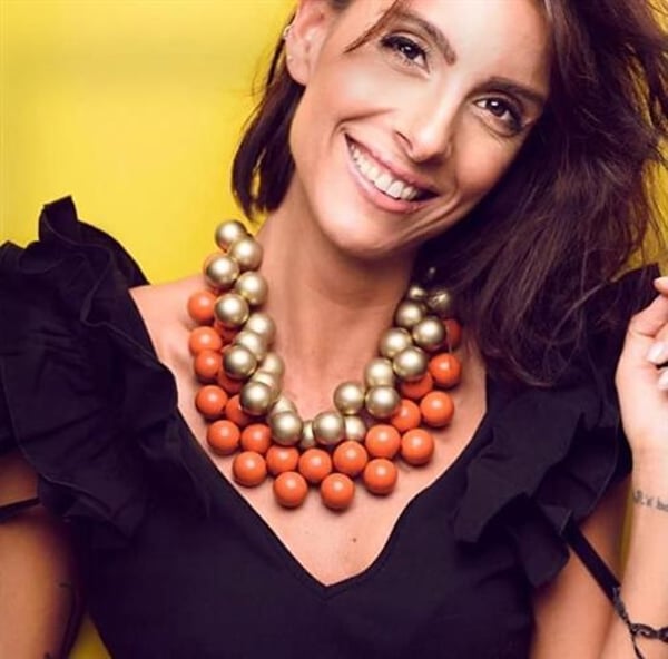 Collier - BALLSMANIA - C206 - Olivgrön - Nickelfri - Giftfria färgämnen