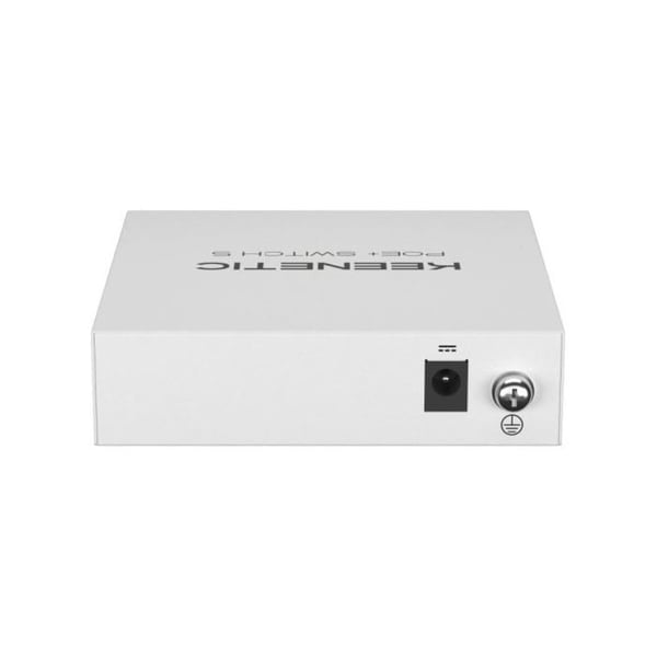 PoE+ Switch - KEENETIC - 5 porte - Intelligent strømforsyning - Nem installation - Statuslys