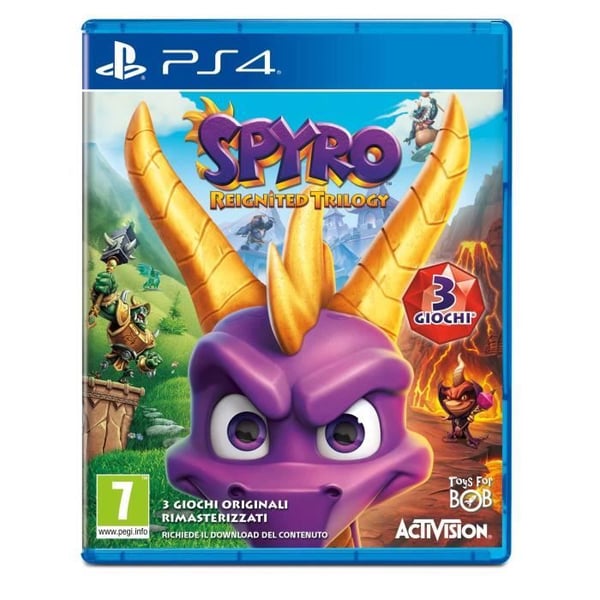 Videospel - Sony - Spyro Reignited Trilogy - PS4 - Standardutgåvan - PEGI 7+ - 1 spelare