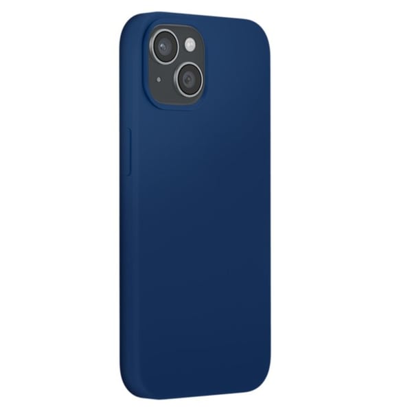iPhone 15 Fodral Color Skin i TPU med Mjuk Inredning Moxie Mörkblå