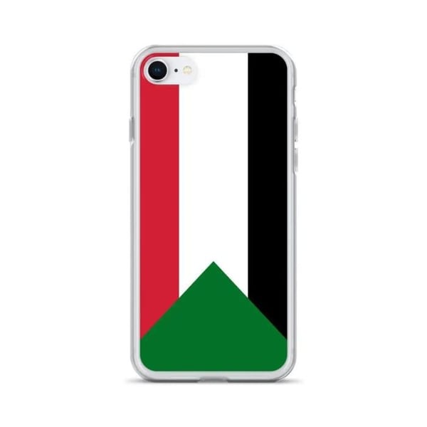 iPhone-fodral - iPhone 7 - Sudanflagga - Sväva - Tunn och lätt design - Flerfärgad
