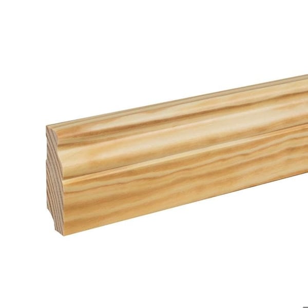 PROVISTON Sockel i massiv trä Louis XVI stil 19 x 60 x 2500 mm Furu att limma, skruva &amp; spik 12,5 meter | 5 stycken