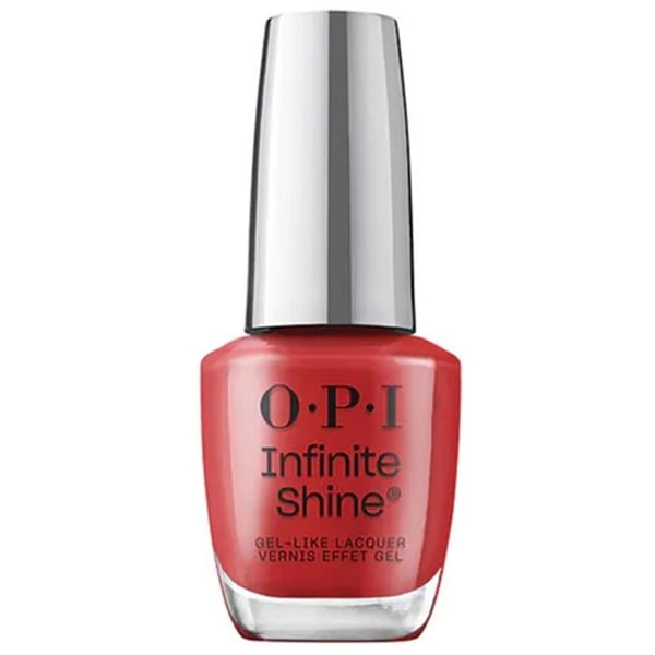 -OPI Infinite Shine Nagellack Gel Effekt 15 ml (Färg: Big Apple Red)