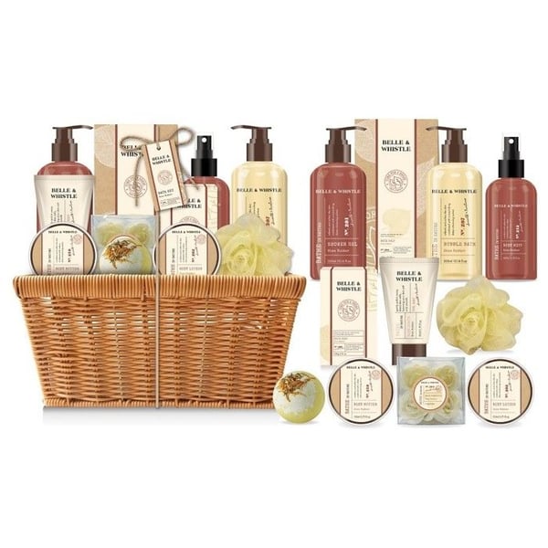GLOSS! Premium Badpresentset Brun 11 Delar