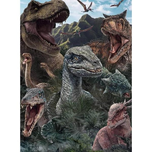 Pussel 150 bitar: Jurassic World 3: Dinosaurierna från Jurassic World