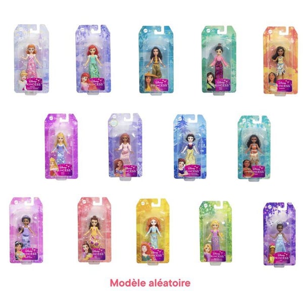 Figurin Disney-prinsessor 9 cm - Mattel - Modell enligt tillgång - För flickor - Från 3 år