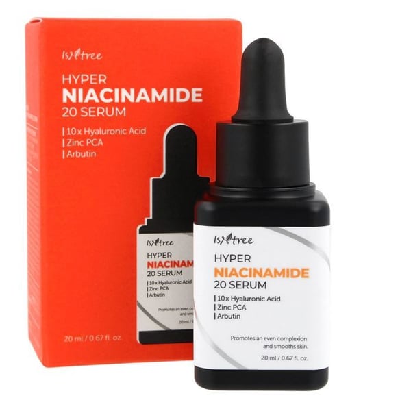 Sérum - ISNTREE - Hyper Niacinamide 20 - 20ml - Upplysande - Utan alkohol