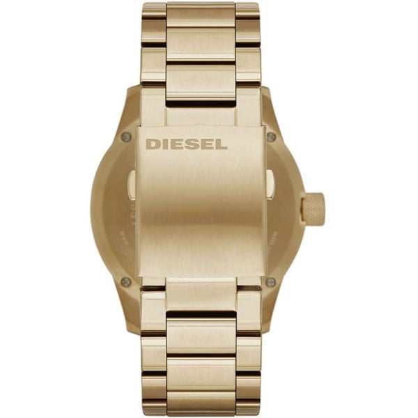 Klocka - DIESEL - RASP - Kvarts - Analog - Guld Svart Rostfritt stål