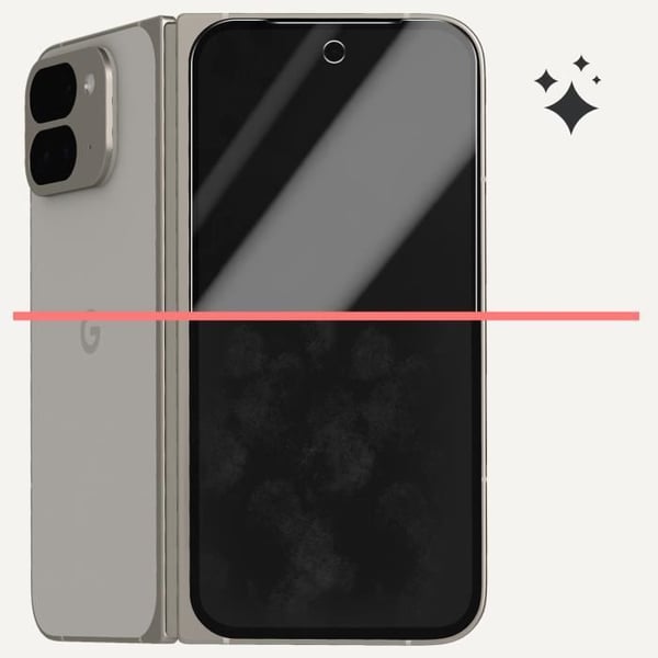 Skydd för Extern Skärm för Google Pixel 9 Pro Fold Flexibelt Transparent