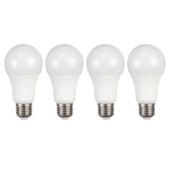 LED-lampa - E27 - 806 lm (motsv. 60W) - Varmvit - Förpackning med 4