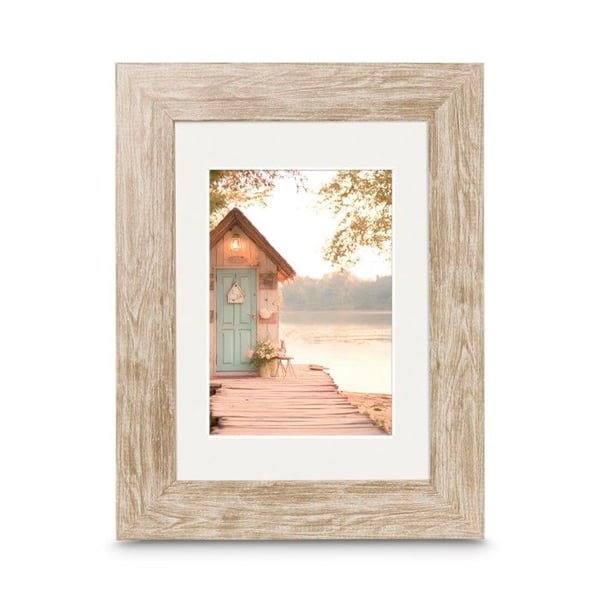 Ramar - Stuga - Brun - Vintage-effekt - 10 x 15 cm