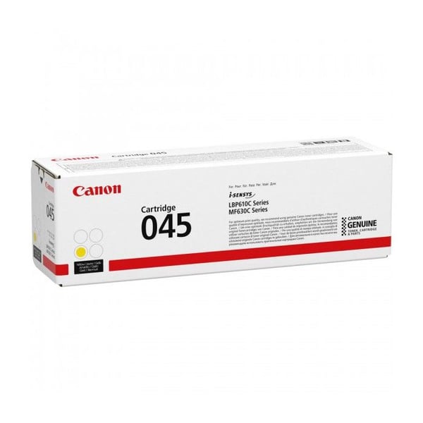 Canon 045 tonerpatron - Gul - Laser til Canon ImageCLASS LBP612Cdw, MF632Cdw, MF634Cdw