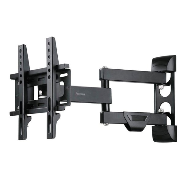 Stödvägg för TV, vridbar, lutbar, teleskopisk, 122 cm (48"), upp till 25 kg