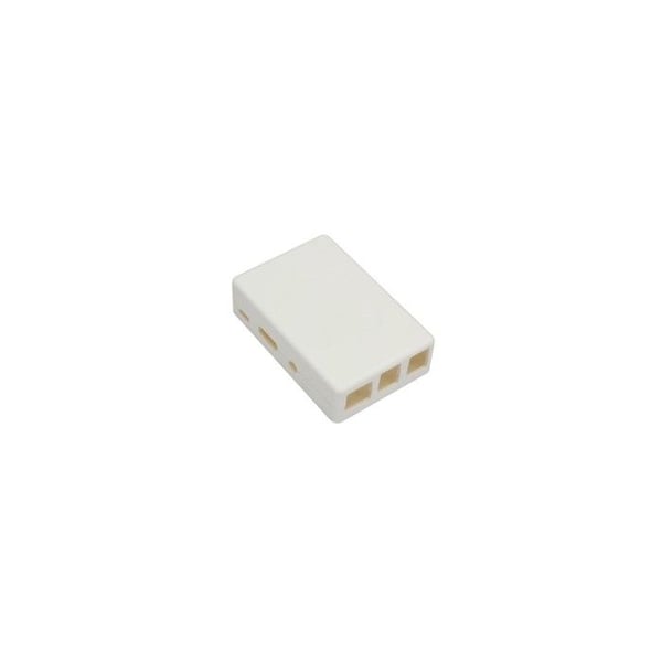 Hus för Raspberry Pi B - Vit - För Raspberry Pi B+, 2B och 3B